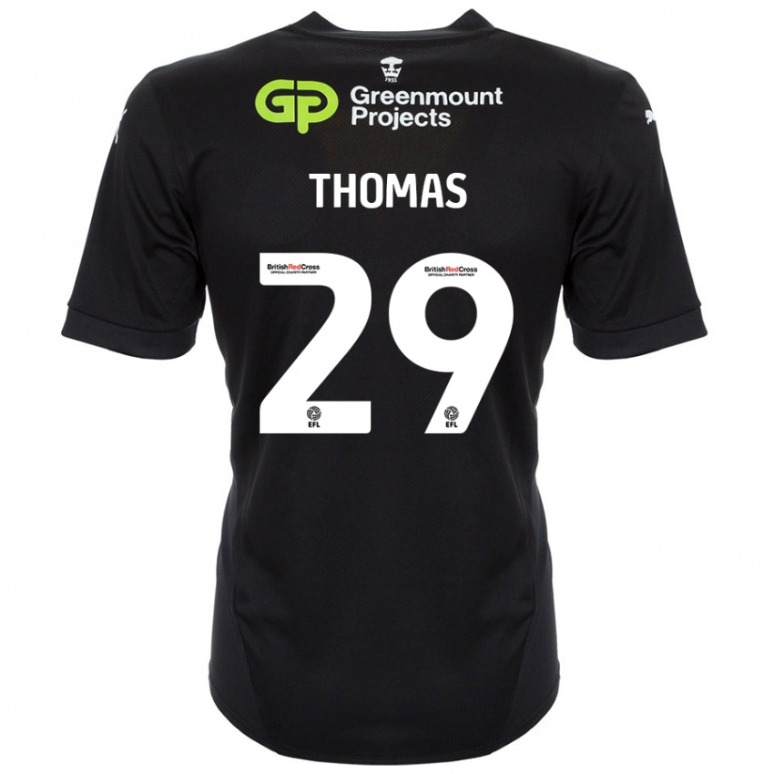 Hombre Camiseta Silko Thomas #29 Negro 2ª Equipación 2024/25 La Camisa Chile