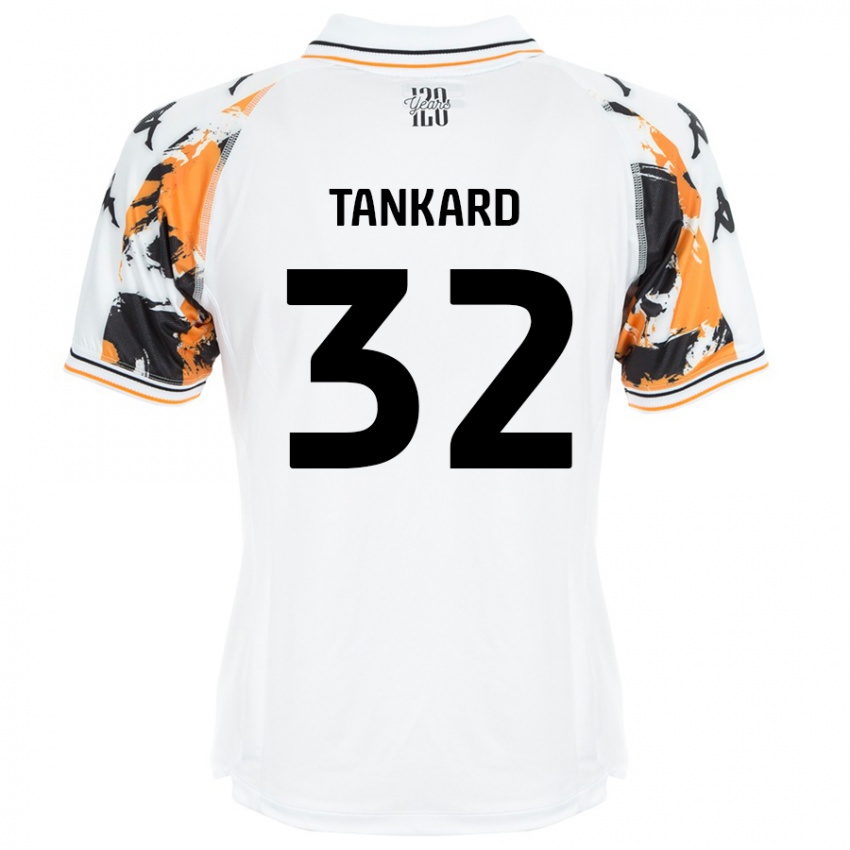 Hombre Camiseta Lily Tankard #32 Blanco 2ª Equipación 2024/25 La Camisa Chile