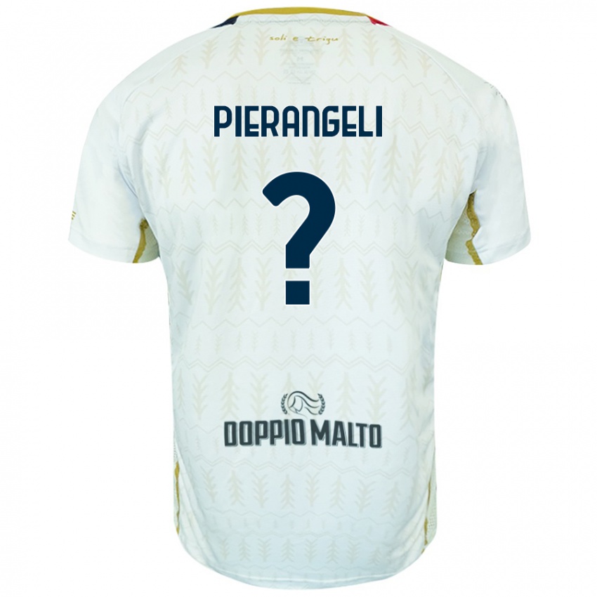 Hombre Camiseta Luis Pierangeli #0 Blanco 2ª Equipación 2024/25 La Camisa Chile