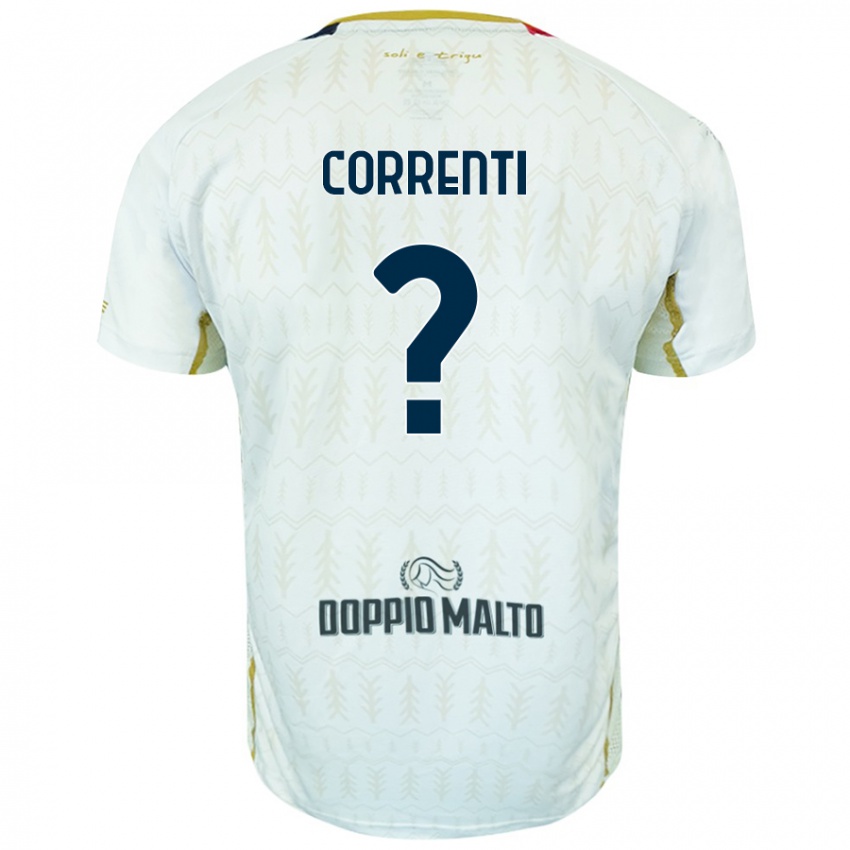 Hombre Camiseta Gabriele Correnti #0 Blanco 2ª Equipación 2024/25 La Camisa Chile