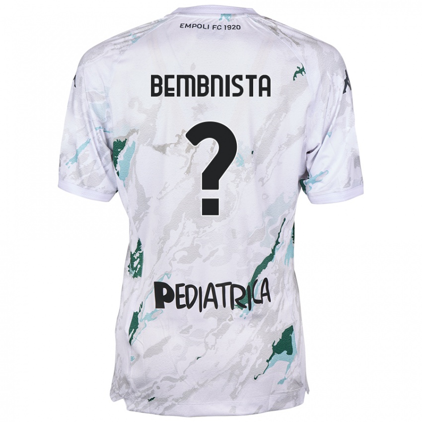 Hombre Camiseta Dawid Bembnista #0 Gris 2ª Equipación 2024/25 La Camisa Chile