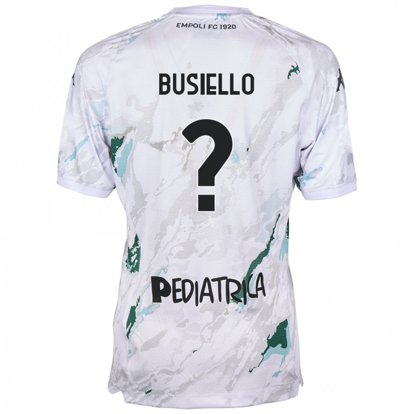 Hombre Camiseta Danilo Busiello #0 Gris 2ª Equipación 2024/25 La Camisa Chile