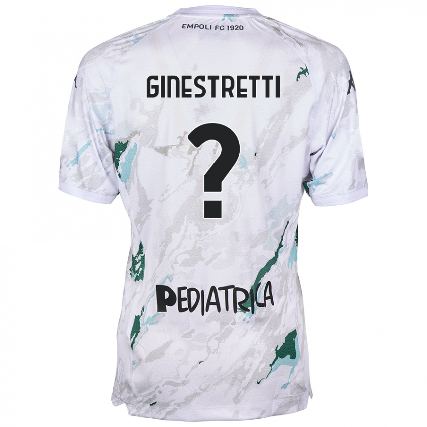 Hombre Camiseta Davide Ginestretti #0 Gris 2ª Equipación 2024/25 La Camisa Chile