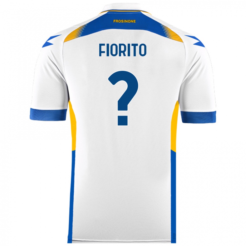 Hombre Camiseta Loris Fiorito #0 Blanco 2ª Equipación 2024/25 La Camisa Chile