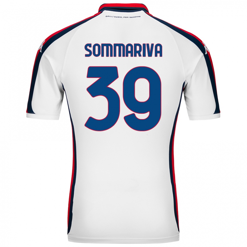 Hombre Camiseta Daniele Sommariva #39 Blanco 2ª Equipación 2024/25 La Camisa Chile