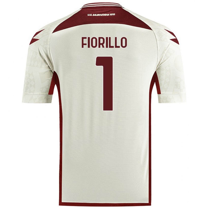 Hombre Camiseta Vincenzo Fiorillo #1 Color Crema 2ª Equipación 2024/25 La Camisa Chile