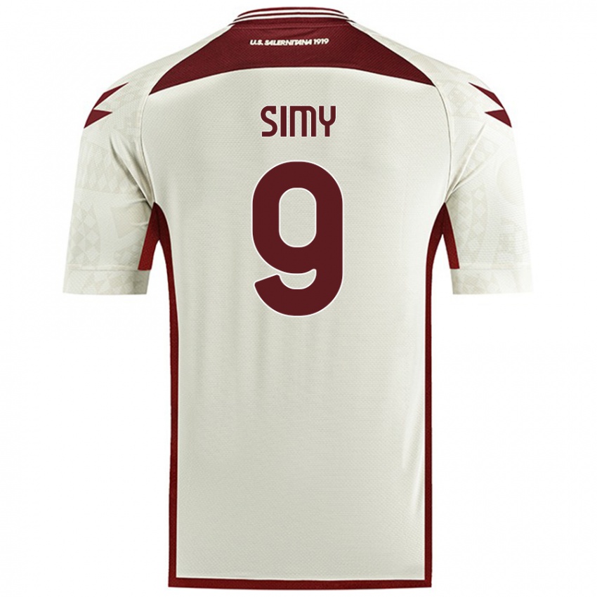 Hombre Camiseta Simy #9 Color Crema 2ª Equipación 2024/25 La Camisa Chile