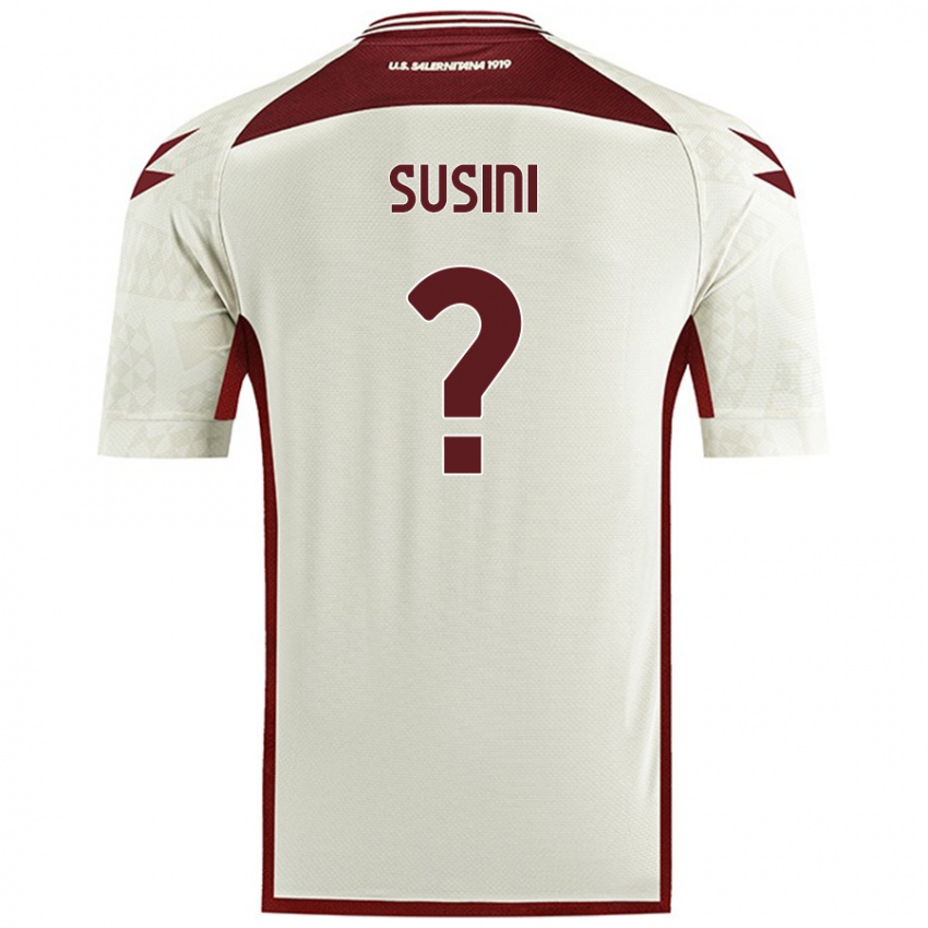 Hombre Camiseta Antonio Susini #0 Color Crema 2ª Equipación 2024/25 La Camisa Chile