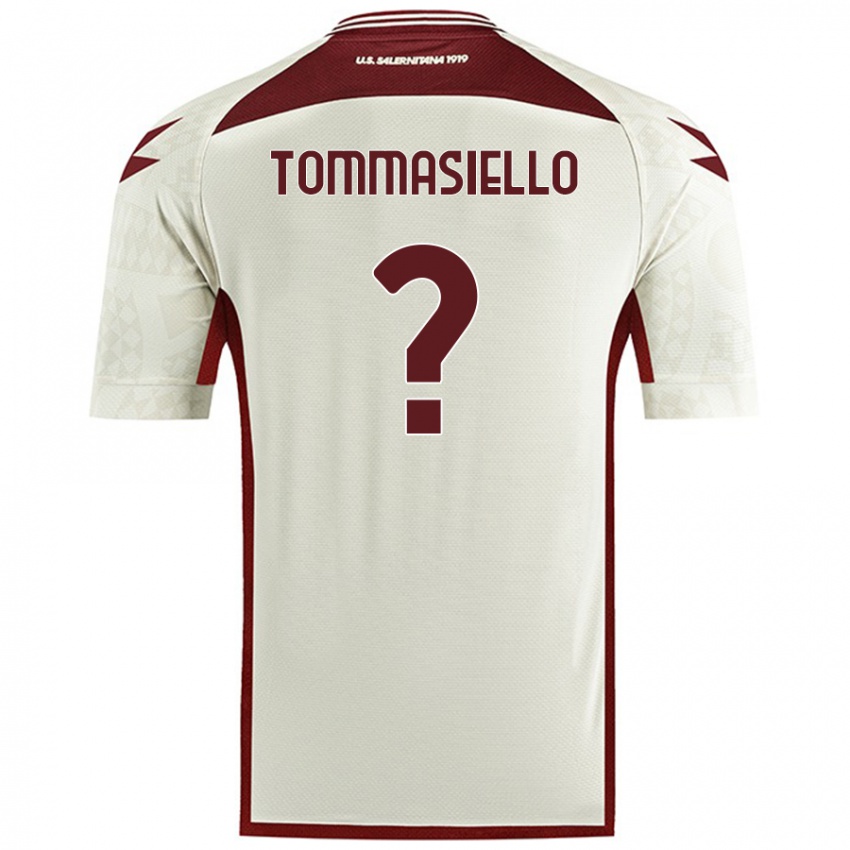 Hombre Camiseta Francesco Tommasiello #0 Color Crema 2ª Equipación 2024/25 La Camisa Chile