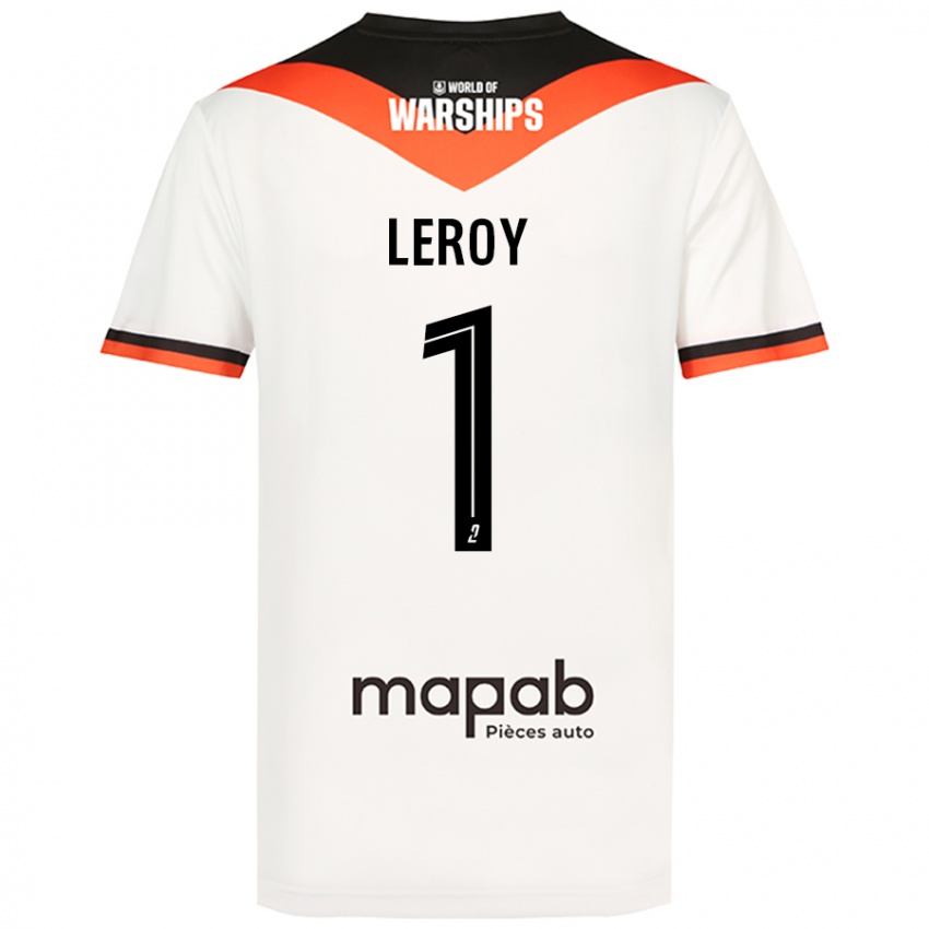 Hombre Camiseta Benjamin Leroy #1 Blanco 2ª Equipación 2024/25 La Camisa Chile