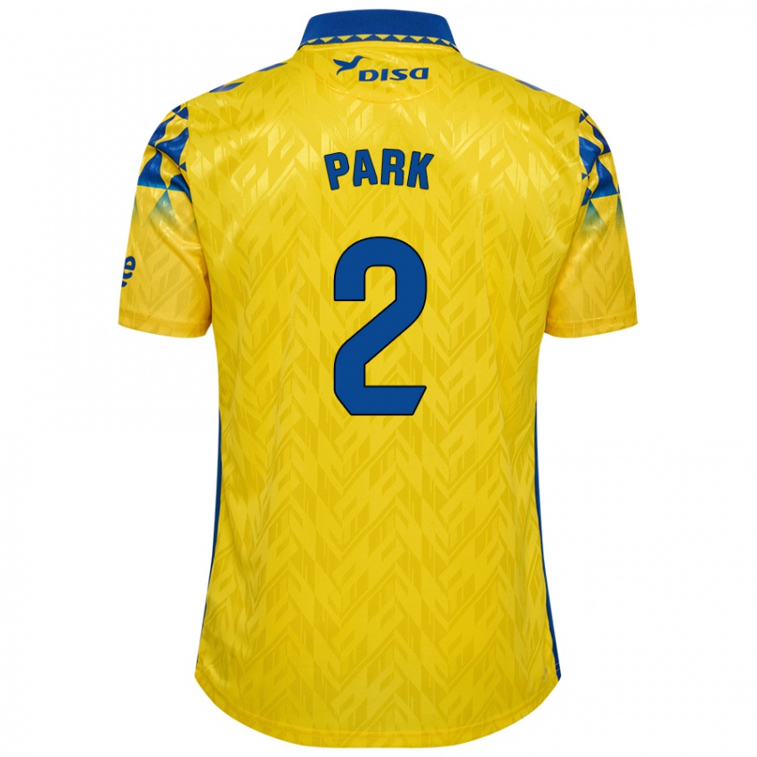 Mujer Camiseta Marvin Park #2 Amarillo Azul 1ª Equipación 2024/25 La Camisa Chile