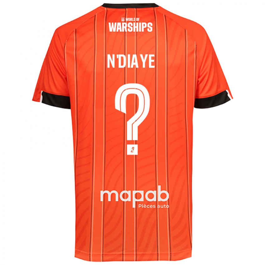 Mujer Camiseta Bassirou N'diaye #0 Naranja 1ª Equipación 2024/25 La Camisa Chile