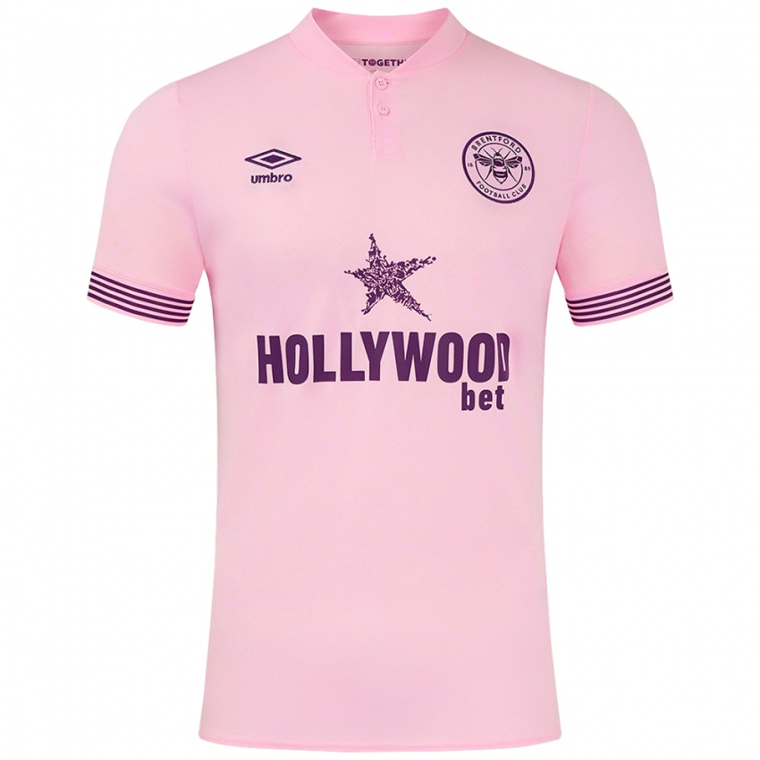 Mujer Camiseta Marley Tavaziva #0 Rosa 2ª Equipación 2024/25 La Camisa Chile