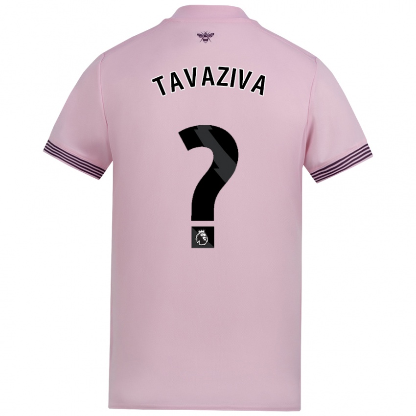 Mujer Camiseta Marley Tavaziva #0 Rosa 2ª Equipación 2024/25 La Camisa Chile