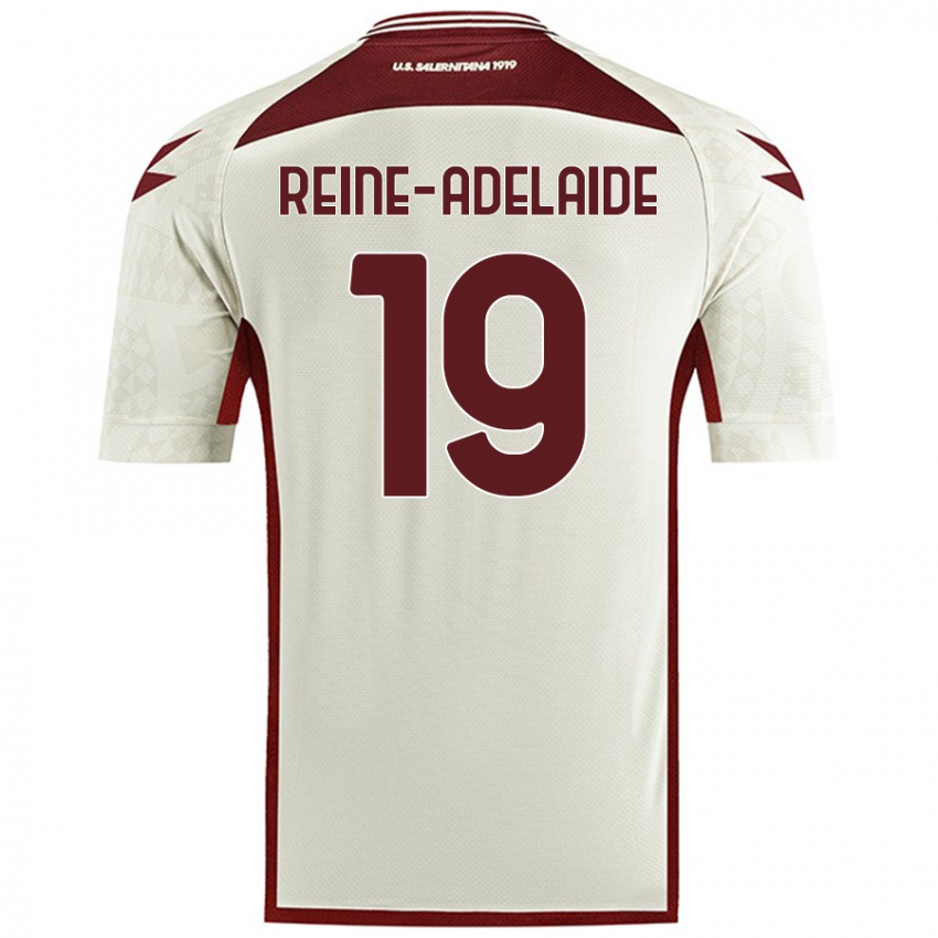 Mujer Camiseta Jeff Reine-Adelaide #19 Color Crema 2ª Equipación 2024/25 La Camisa Chile