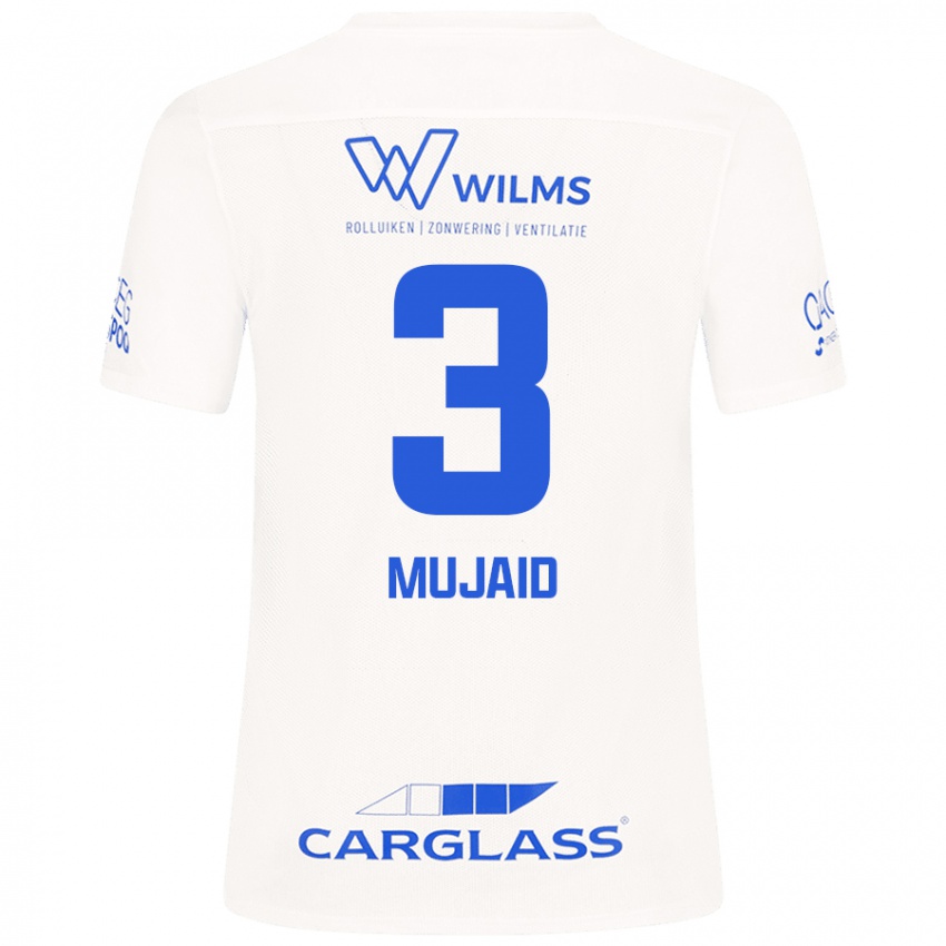 Mujer Camiseta Mujaid Sadick #3 Blanco 2ª Equipación 2024/25 La Camisa Chile