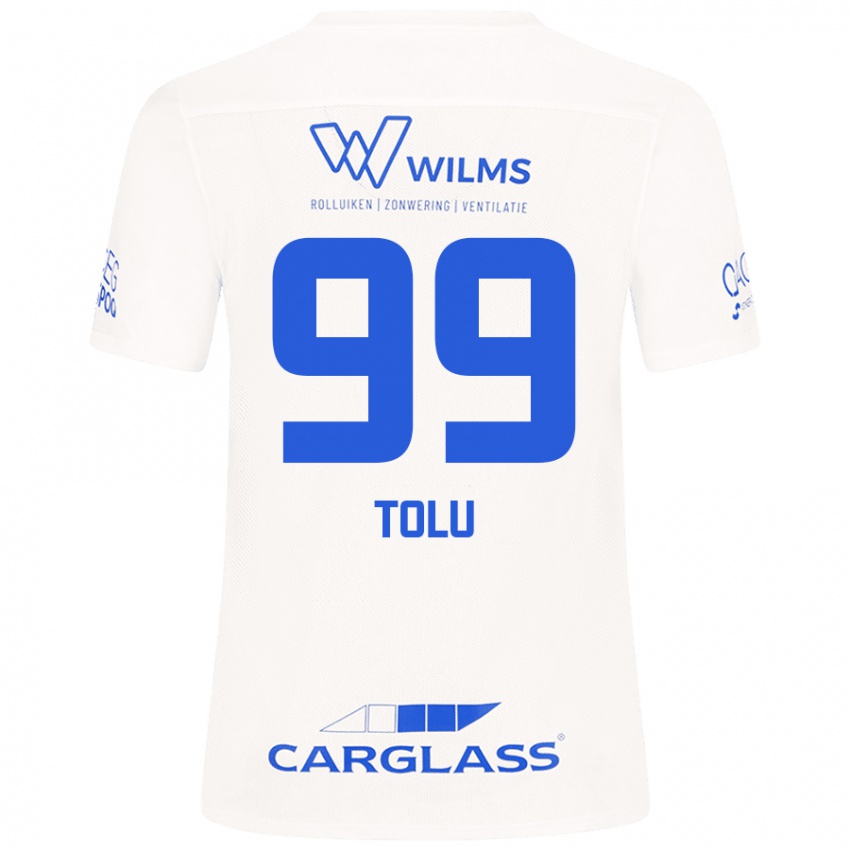 Mujer Camiseta Tolu Arokodare #99 Blanco 2ª Equipación 2024/25 La Camisa Chile