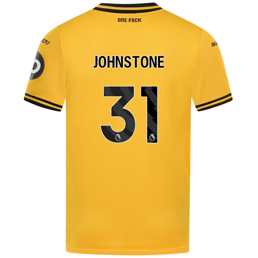 Mujer Camiseta Sam Johnstone #31 Amarillo 1ª Equipación 2024/25 La Camisa Chile