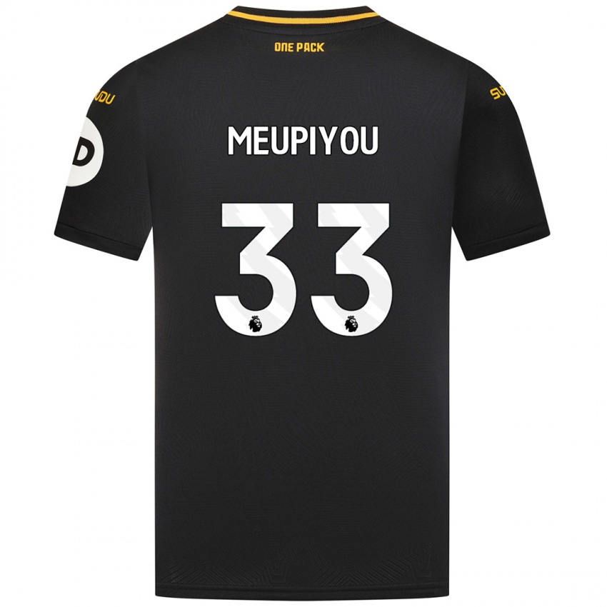 Mujer Camiseta Bastien Meupiyou #33 Negro 2ª Equipación 2024/25 La Camisa Chile