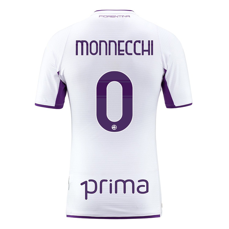 Mujer Camiseta Margherita Monnecchi #0 Blanco 2ª Equipación 2021/22 La Camisa Chile