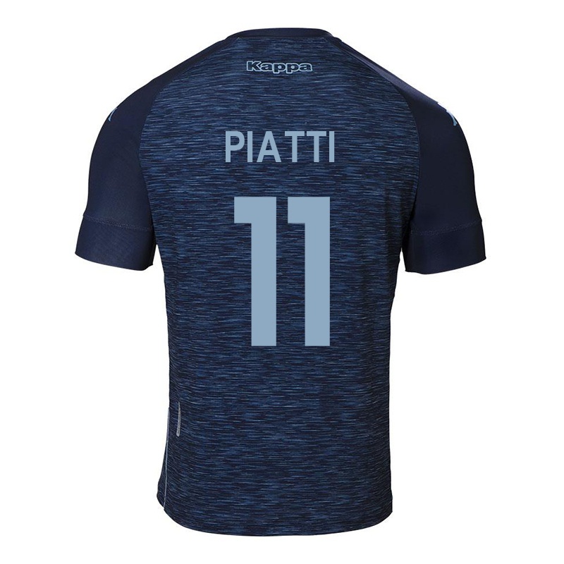 Mujer Camiseta Ignacio Piatti #11 Azul Oscuro 2ª Equipación 2021/22 La Camisa Chile