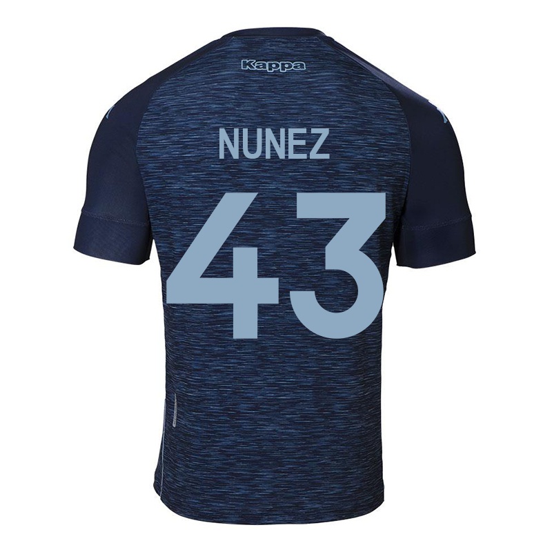 Mujer Camiseta Lucas Nunez #43 Azul Oscuro 2ª Equipación 2021/22 La Camisa Chile