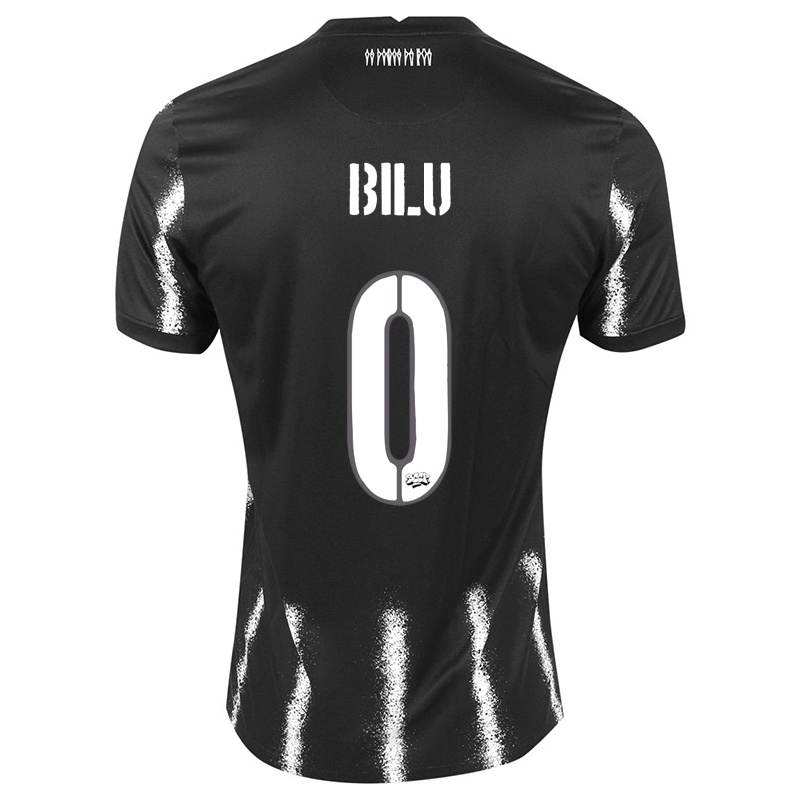 Mujer Camiseta Rafael Bilu #0 Negro 2ª Equipación 2021/22 La Camisa Chile