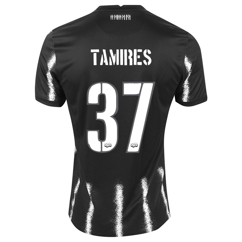 Mujer Camiseta Tamires #37 Negro 2ª Equipación 2021/22 La Camisa Chile