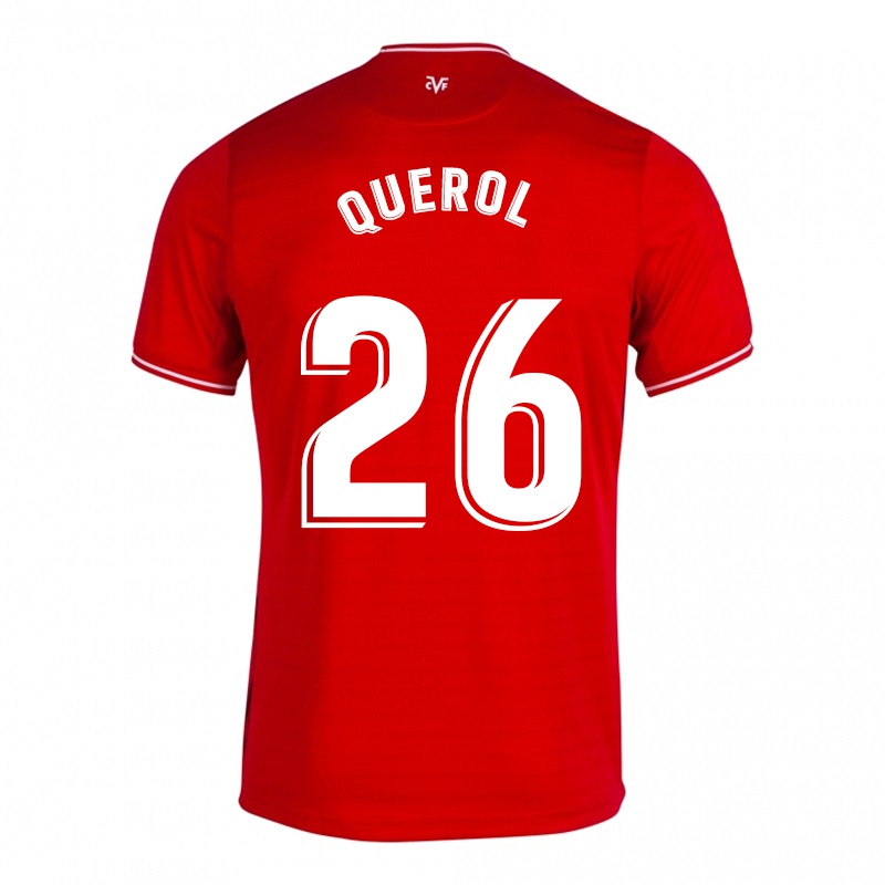 Mujer Camiseta Marta Querol #26 Rojo 2ª Equipación 2021/22 La Camisa Chile