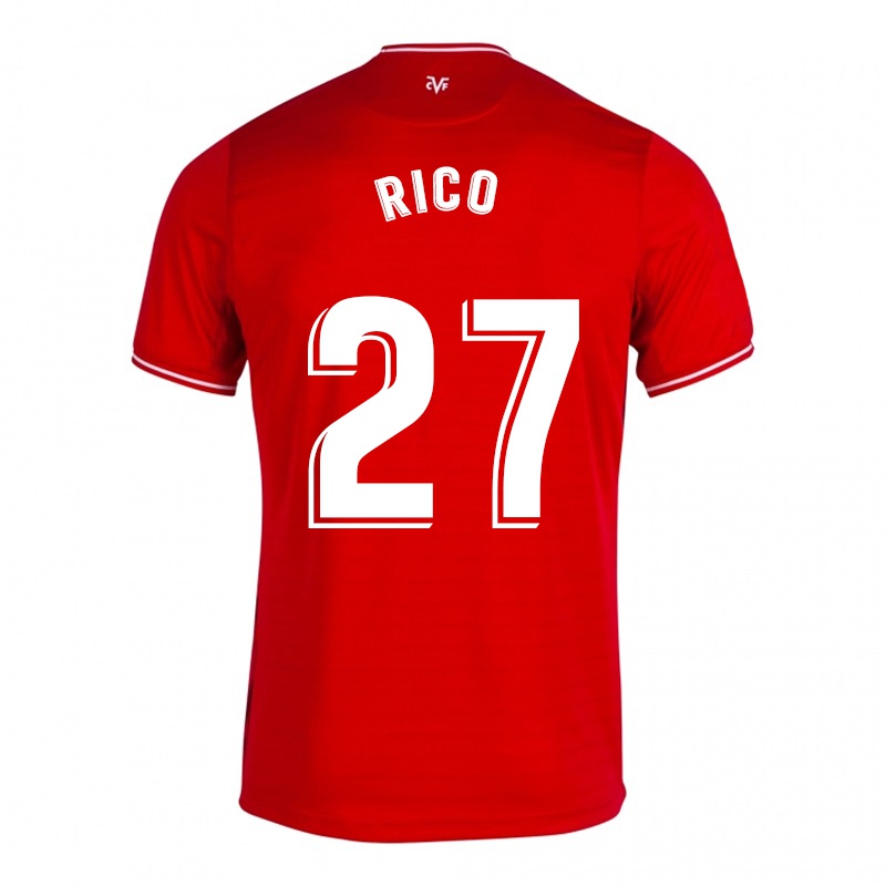 Mujer Camiseta Vera Rico #27 Rojo 2ª Equipación 2021/22 La Camisa Chile