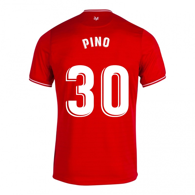 Mujer Camiseta Yeremi Pino #30 Rojo 2ª Equipación 2021/22 La Camisa Chile