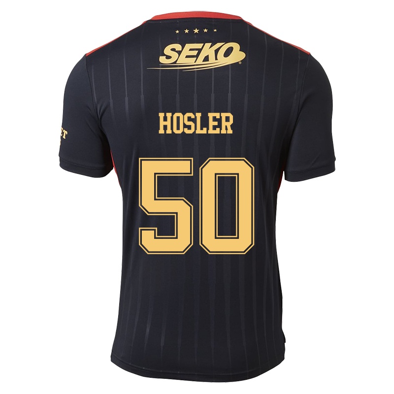 Mujer Camiseta Kane Ritchie-hosler #50 Negro 2ª Equipación 2021/22 La Camisa Chile