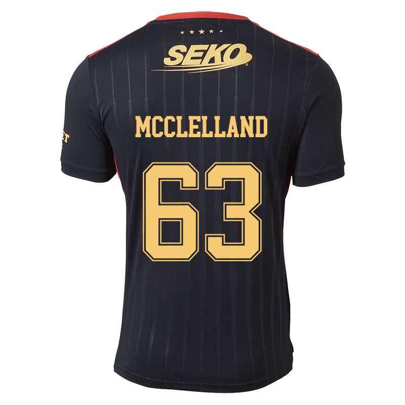 Mujer Camiseta Kyle Mcclelland #63 Negro 2ª Equipación 2021/22 La Camisa Chile