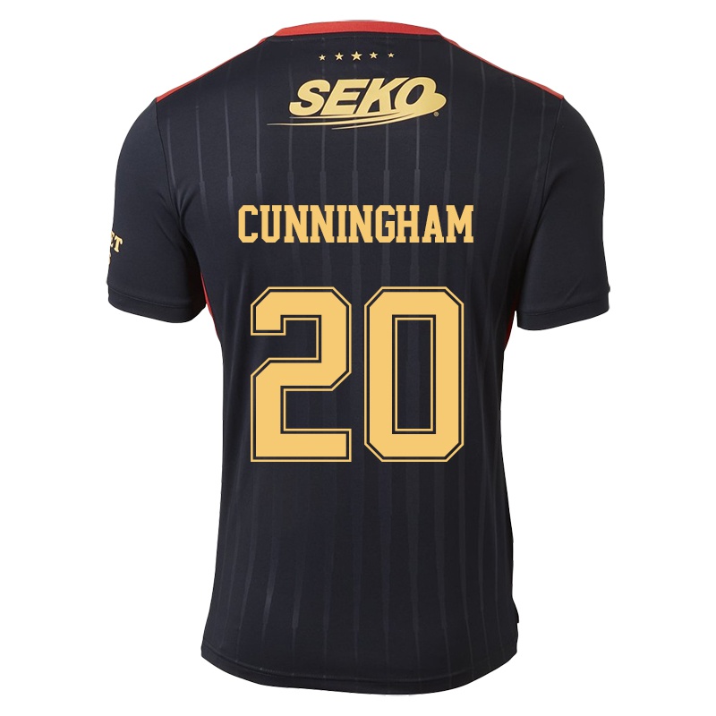 Mujer Camiseta Hannah Cunningham #20 Negro 2ª Equipación 2021/22 La Camisa Chile