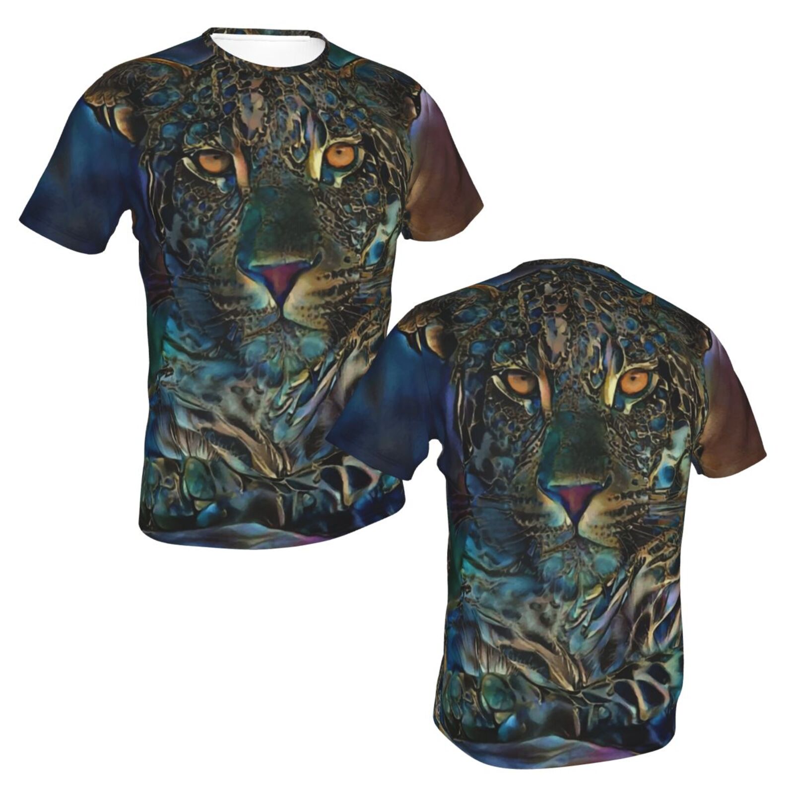 Camiseta Chile Clásica Laria Leopard Elementos De Técnica Mixta